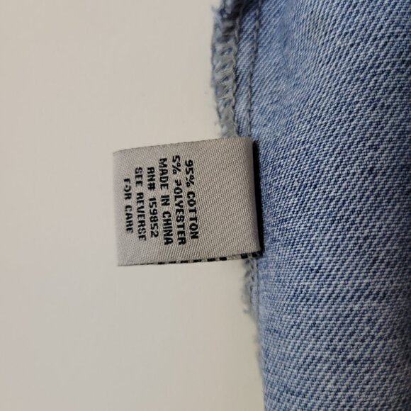 Vintage Satin Doll Jean Jacket womens S blue light/medium crop Y2K 90s 00s retro - Picture 17 of 17